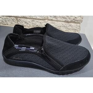 Skechers Zipper Shoe, Breathe-Easy-Quiet-Tude, Slip On, Walking,  Womens Size 9